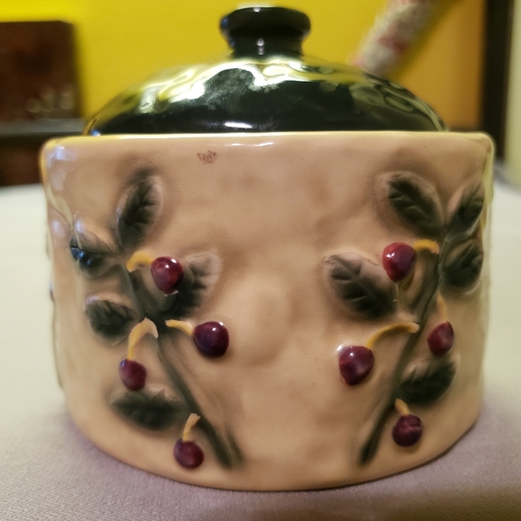 Vinta Sugar Bowl Big Sky Carver With Lid Stoneware - Picture 2 of 10